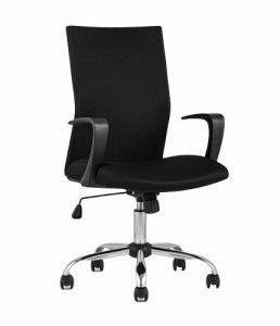 Кресло офисное TopChairs Balance, черное